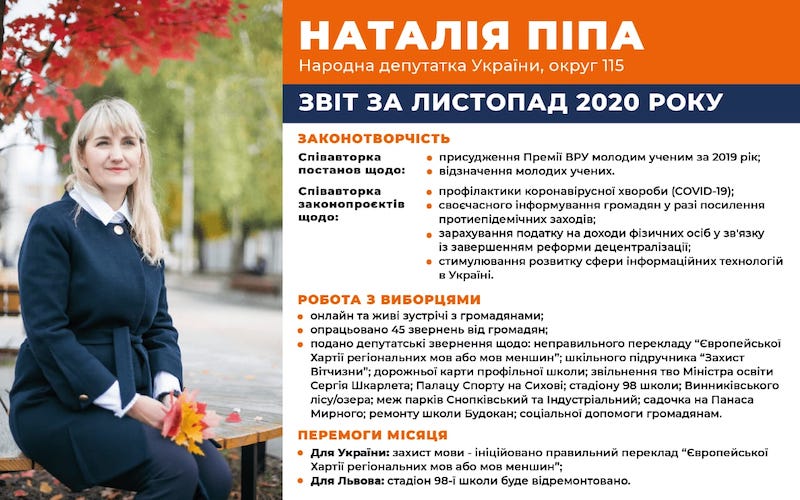 Звіт листопад 2020