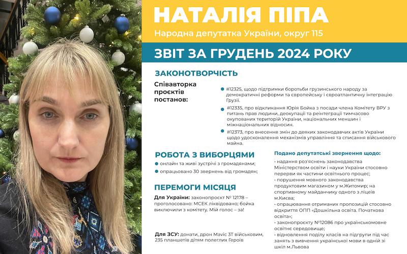 Звіт грудень 2024